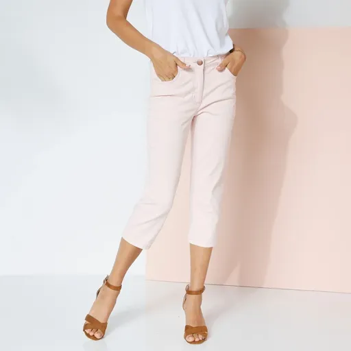 Pantaloni capri de slăbire cu efect de burtă plată