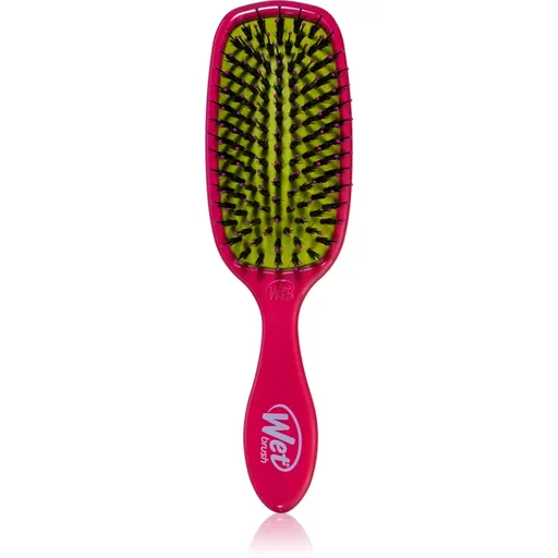 Wet Brush Shine Enhancer perie pentru un par stralucitor si catifelat Pink
