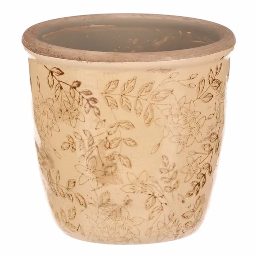 Vase ceramică pentru flori Flores retro, 14 x 13 cm, 14 cm