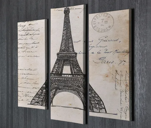 Tablou decorativ, UC65, 45 x 20 cm, Multicolor