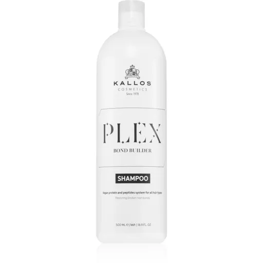 Kallos Plex Shampoo sampon pentru regenerare pentru par degradat sau tratat chimic 500 ml