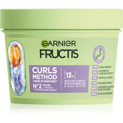 Garnier Fructis Curls Method Masca hidratanta par pentru par ondulat si cret 370 ml