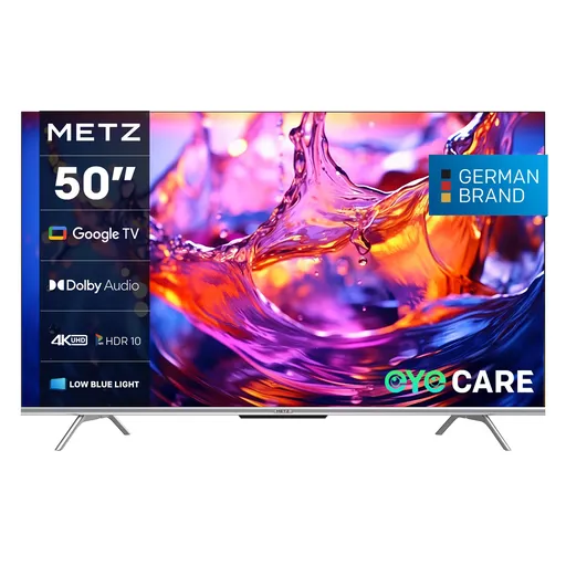 Smart televizor METZ blue 50MUD7000, 50", 126cm, 3840x2160 4K UHD, Direct LED, HDR10/HLG, Dolby Digital/+, Bluetooth, Wi-Fi, Negru/Gri