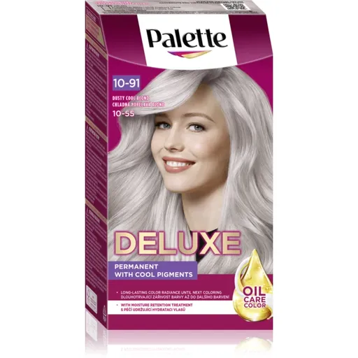 Schwarzkopf Palette Deluxe Culoare permanenta pentru par culoare 10-91 (10-55) Dusty Cool Blonde 1 buc