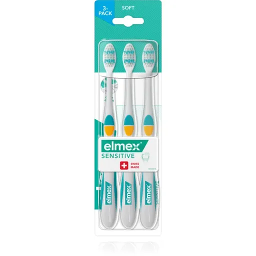 Elmex Sensitive periuta de dintiSoft 3 buc