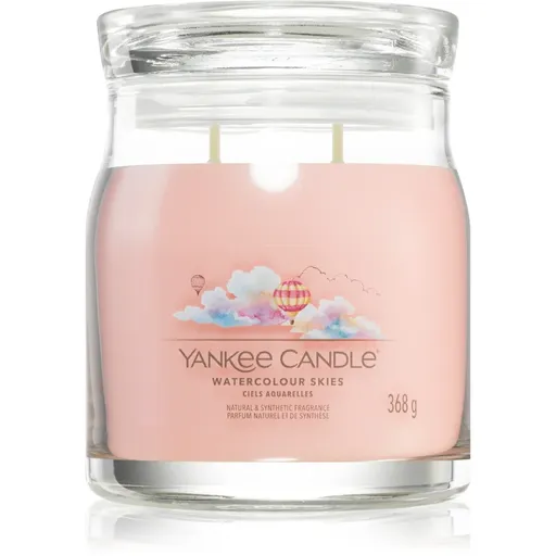 Yankee Candle Watercolour Skies lumânare parfumată Signature 368 g