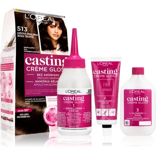 L’Oréal Paris Casting Creme Gloss culoare par culoare 513 Iced Truffle 1 buc