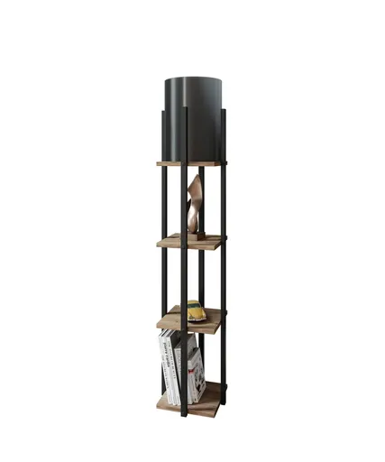 Lampadar, Opviq, 390FLH1162, Negru / Natural