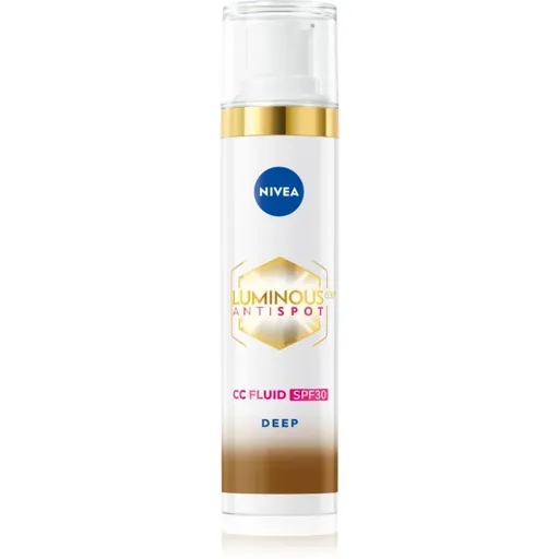 NIVEA Luminous 630 Anti Spot crema CC iluminatoare SPF 30 culoare Deep 40 ml