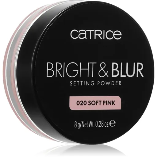 Catrice Bright & Blur pudra pentru stralucire culoare 020 Soft Pink 8 g