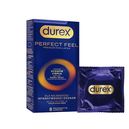 Durex Prezervative Perfect Feel 8 buc.