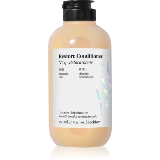 FarmaVita Backbar Restore balsam pentru restaurare adanca pentru păr uscat și deteriorat 250 ml