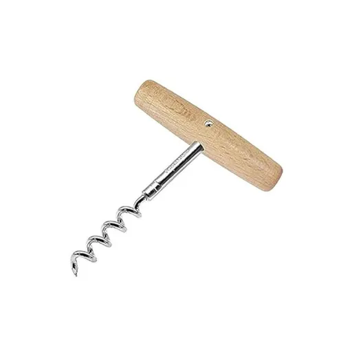 Tirbuson Fackelman 31084, 11 cm, Maner din lemn, Maro