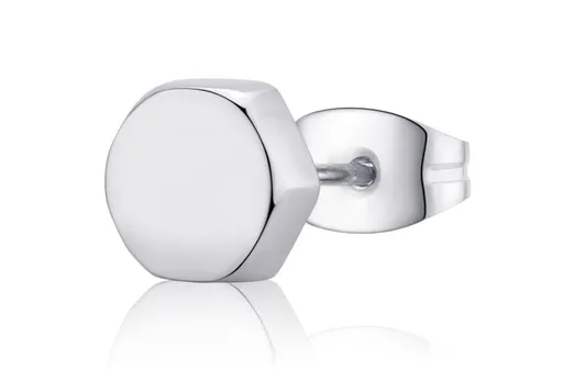 S'Agapõ Cercel single de tip știft din oțel Snap SNP21