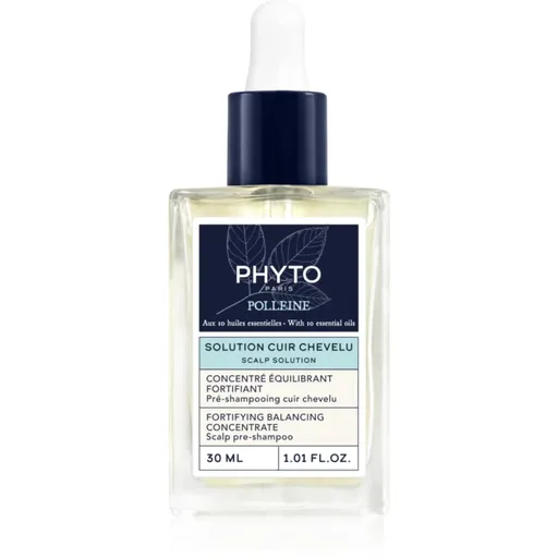 Phyto Polleine Fortifying Balancing Concentrate tratament pre-sampon pentru un scalp seboreic 30 ml
