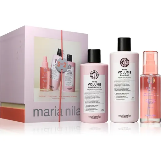 Maria Nila Pure Volume Holiday Box set cadou pentru păr cu volum