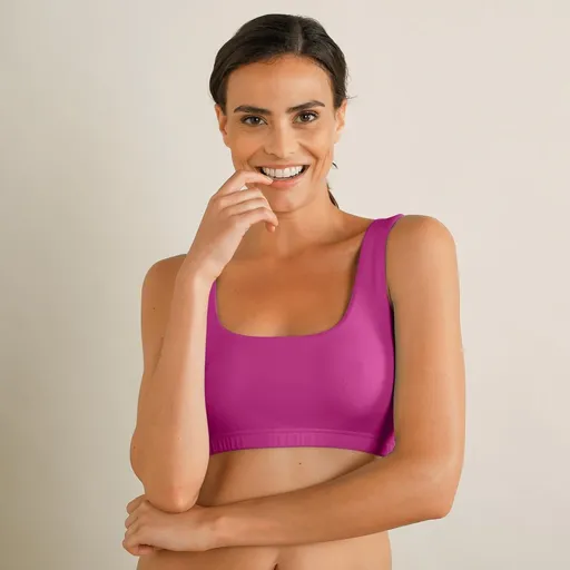 Set de 2 sutiene bolero din bumbac, fără armătură