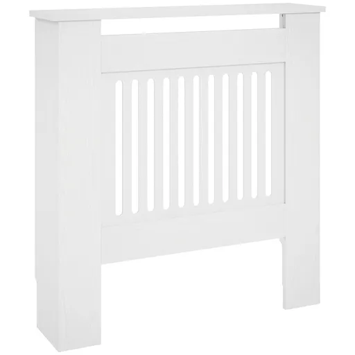 HOMCOM Copertă de Ventilație, Copertă de Căldură, 78 x 19 x 81 cm, Copertă de Căldură pentru Dormitor, Sufragerie, MDF, Alb | Aosom Romania