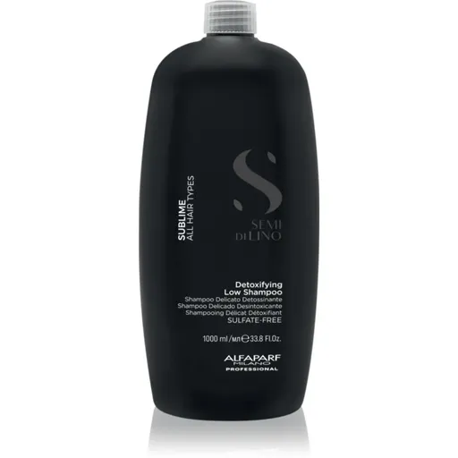 Alfaparf Milano Semi di Lino Sublime șampon detoxifiant pentru curățare pentru toate tipurile de păr 1000 ml