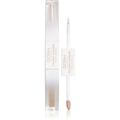 Gosh Eyeconic Shadows lichid fard ochi 2 in 1 culoare 001 Basic B 1.5 ml
