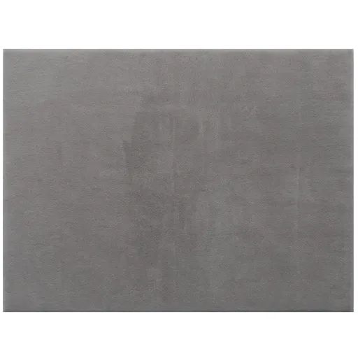 HOMCOM Covor living 160 x 120 cm, cu fire lungi, lavabil la mașină, antiderapant, din blană sintetică, gri deschis | Aosom Romania