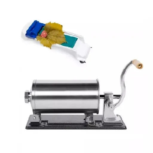 Pachet Carnatar Inox Orizontal, 5 Kg, 5 Palnii + Aparat de Facut Sarmale - Dolmer