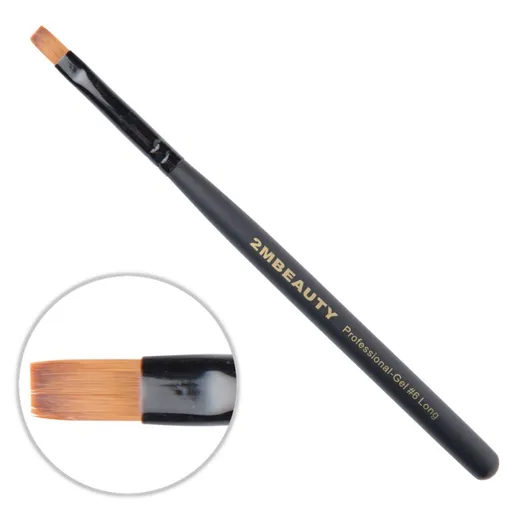 Pensula gel 2M Black Beauty Long nr. 6