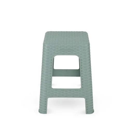 Scaun din ratan Green galle 28 x 28 x 45 cm, verde