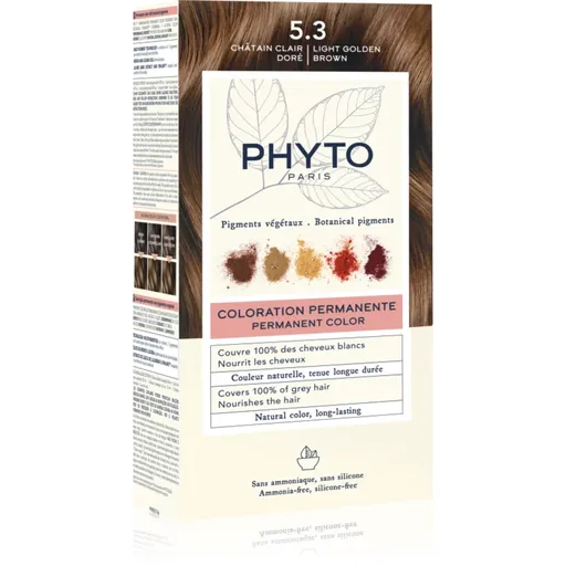 Phyto Color culoare par fără amoniac culoare 5.3 Light Golden Brown 1 buc