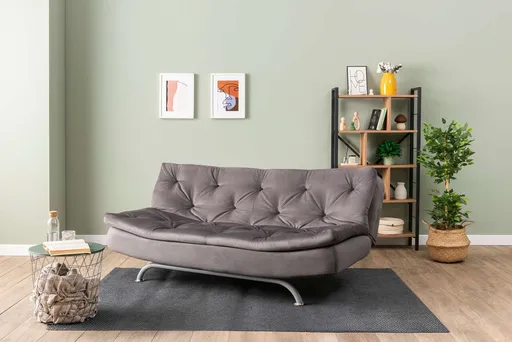 Canapea extensibila 3 locuri, Atelier del Sofa, 859FTN2892, Gri
