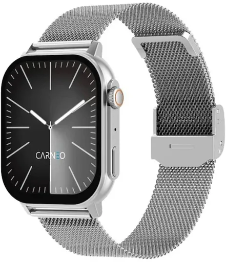 CARNEO Ceas inteligent Carneo Zephyr ULTRA HR+ SET argintiu