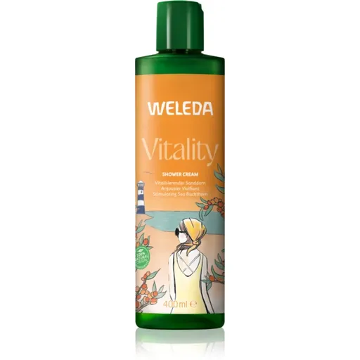 Weleda Vitality cremă de duș energizantă Sea ​​buckthorn, Grapefruit and Mandarin 400 ml