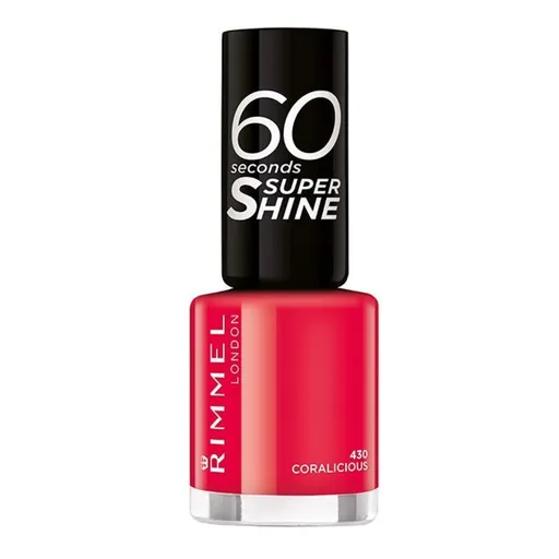 Rimmel Lac de unghii 60 Seconds Shine Super 8 ml 430 Coralicious