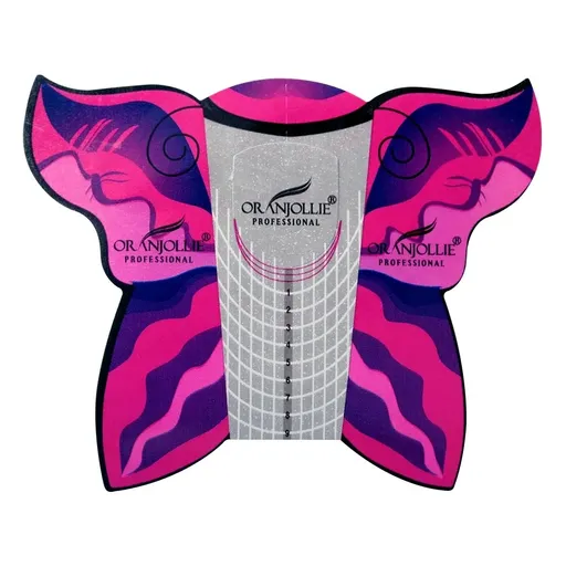 Rola sablon fluture roz Oranjollie 50 buc