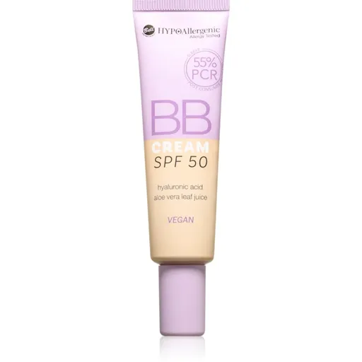 Bell HYPOallergenic crema hidratanta BB SPF 50 culoare 01 Nude 30 g