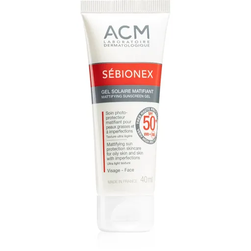 ACM Sébionex SPF 50+ gel de piele calmant 40 ml