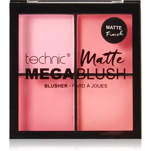 Technic Cosmetics Mega Blush paleta fard de obraz cu efect matifiant 11.2 g