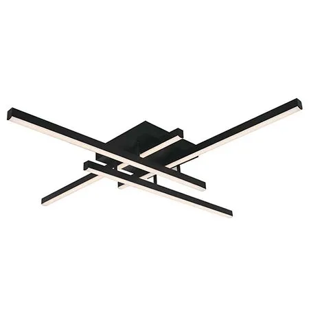 Candelabru LED dimabil 38W 3000K 85X85X10.5CM - negru V-TAC SKU-14994