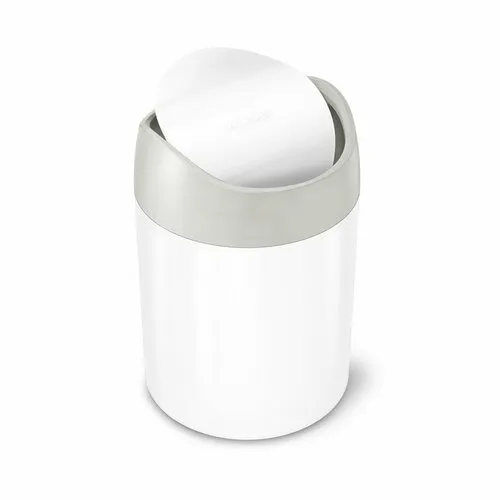 Simplehuman Coș de gunoi pentru masă MINI 1,5 l, alb