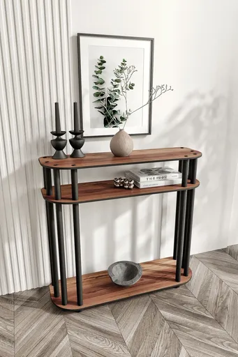 Dulap, Hanah Home, Cruise, 90x30x84 cm, MDF , Maro