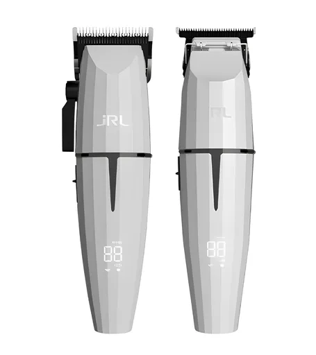 JRL Fresh Fade White - Set Combo Masina de Tuns 2020C si Contur 2020T Onyx Ghost Collection