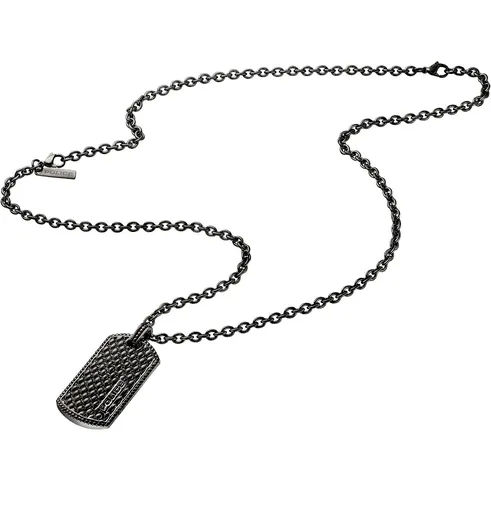 Police Colier atemporal din oțel pentru bărbați S14AIE01C