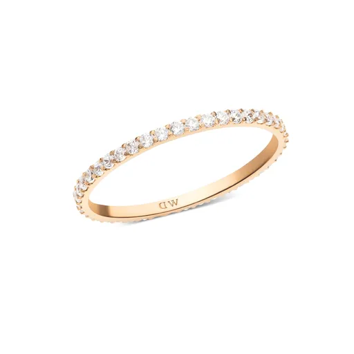 Daniel Wellington Inel sclipitor de nuanța bronzului cu pietre de zircon cubic Mirelle DW0040157 60 mm