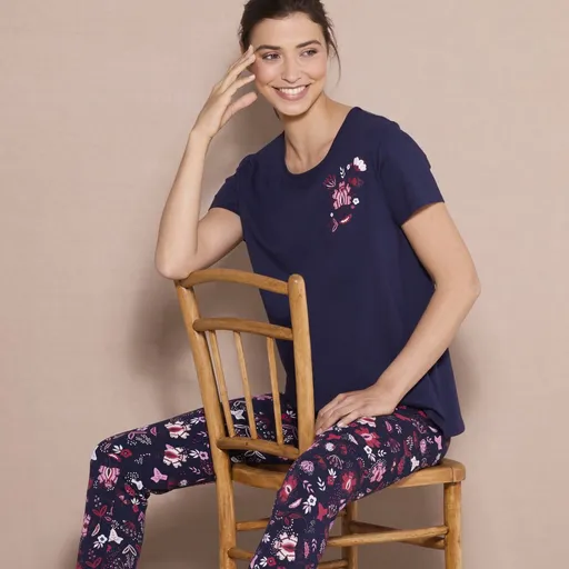 Cămașă de pijama cu mânecă scurtă