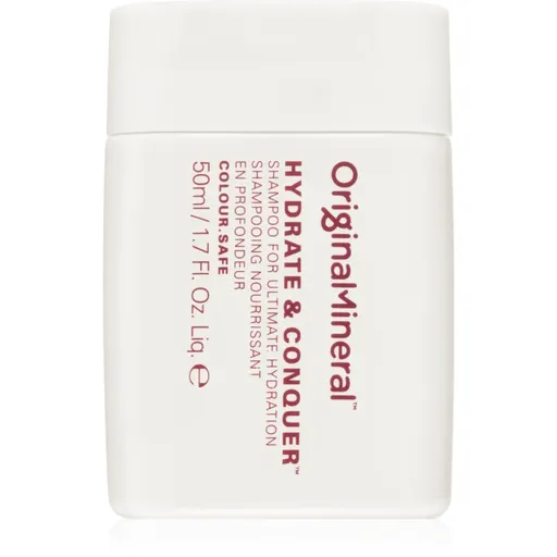 Original & Mineral Hydrate & Conquer sampon hidratant pentru par uscat, deteriorat si tratat chimic 50 ml