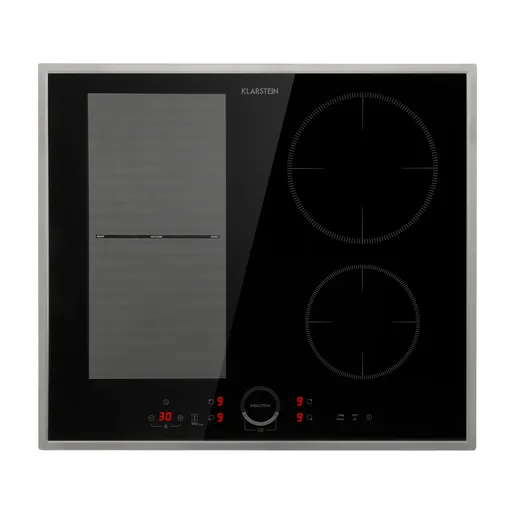 Klarstein Delicatessa 60 Hybrid Prime, plită cu inducție, 4 zone, 7000 W, negru