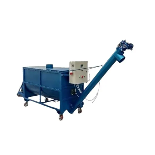 Amestecator orizontal cu snec de descarcare, 1000 Kg/h, 2.2 Kw, 380V, ARTMASH Ucraina