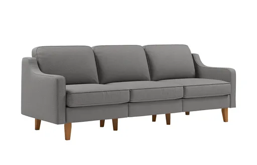 Canapea 3 locuri, Atelier del Sofa, 918CMF1177, Otel, Obsidian / Nuc