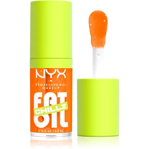 NYX Professional Makeup Fat Oil Chillz ulei pentru buze cu efect racoritor culoare 4.8 ml