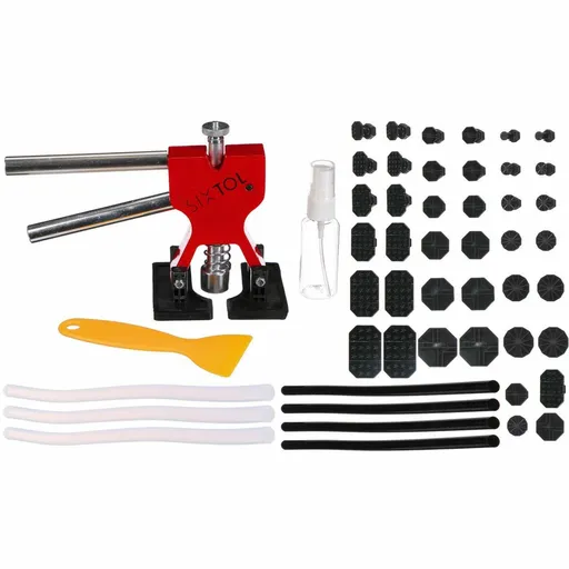 Sixtol Set de reparații pentru caroserie îndoităcu extractor CAR BODY REPAIR SET 50, 50 buc.